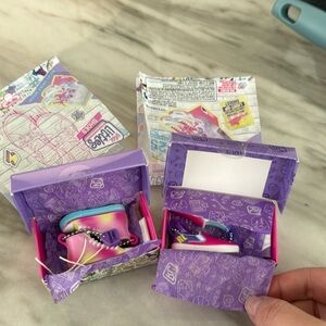 Shopkins Real Littles Shoes Sneakers New Opened Boxes - 2 Pairs